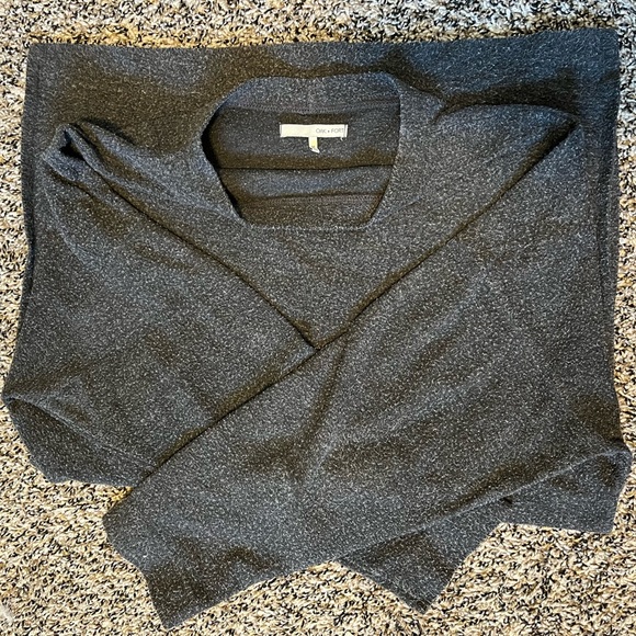 OAK & FORT Gray Sweater - Picture 3 of 4